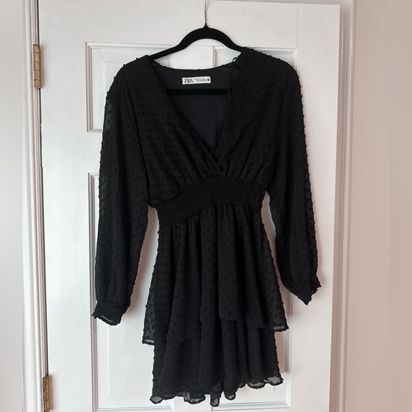 Zara Black skater Dress - Picture 1 of 2